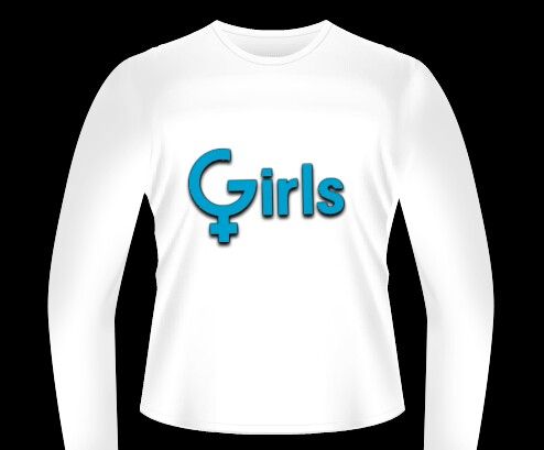 Camisa Manga Longa Girls